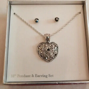 Cute Necklace And Earring Set